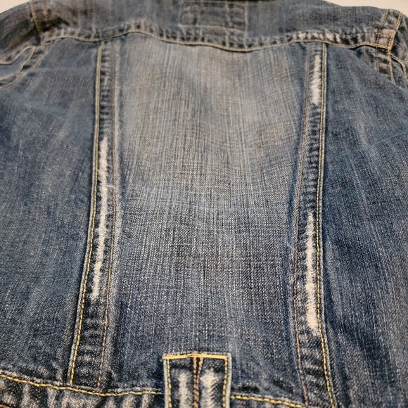 21 Distressed Jean Jacket - Picture 13 of 13